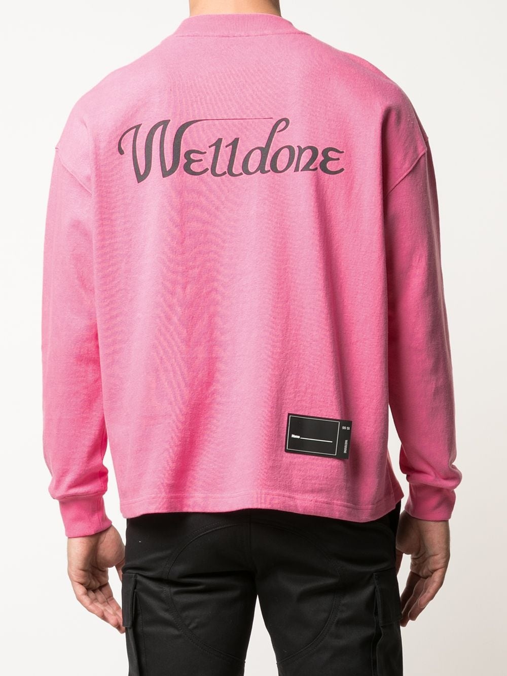 logo print crewneck sweatshirt - 5