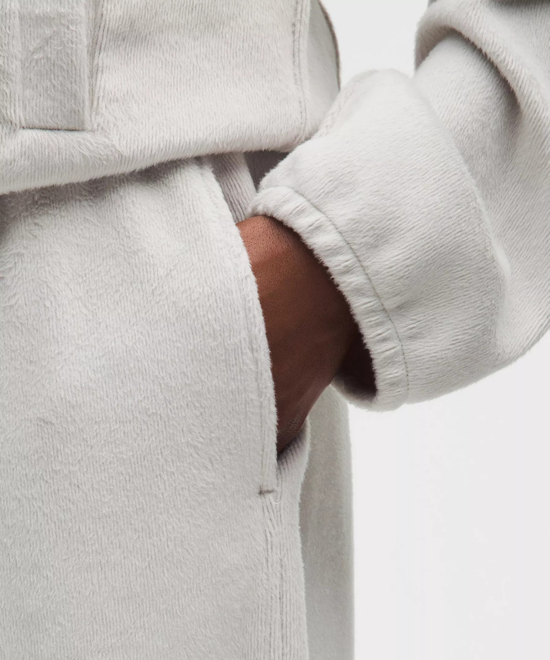 Plush Velour Mid-Rise Pant 4