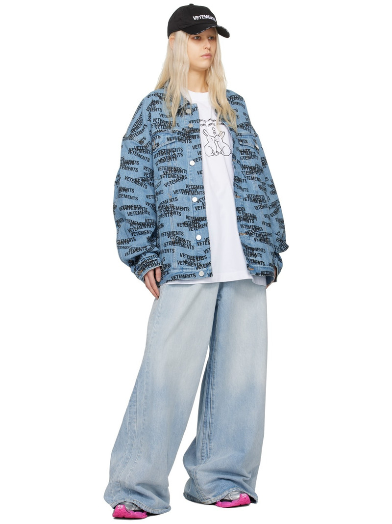 VETEMENTS Blue Destroyed Jeans outlook