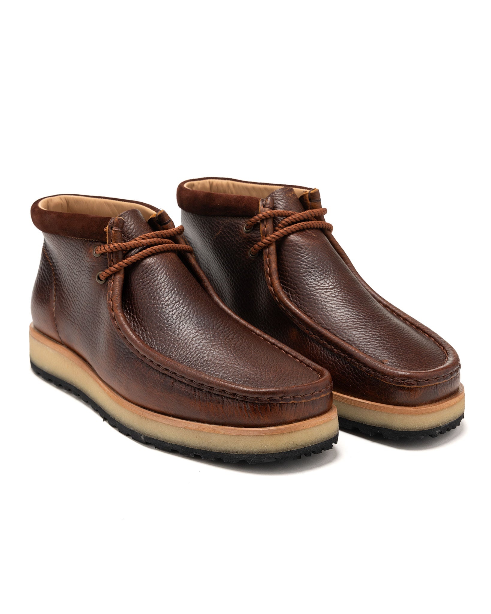 Wallabee Scout Dark Tan Leather - 2