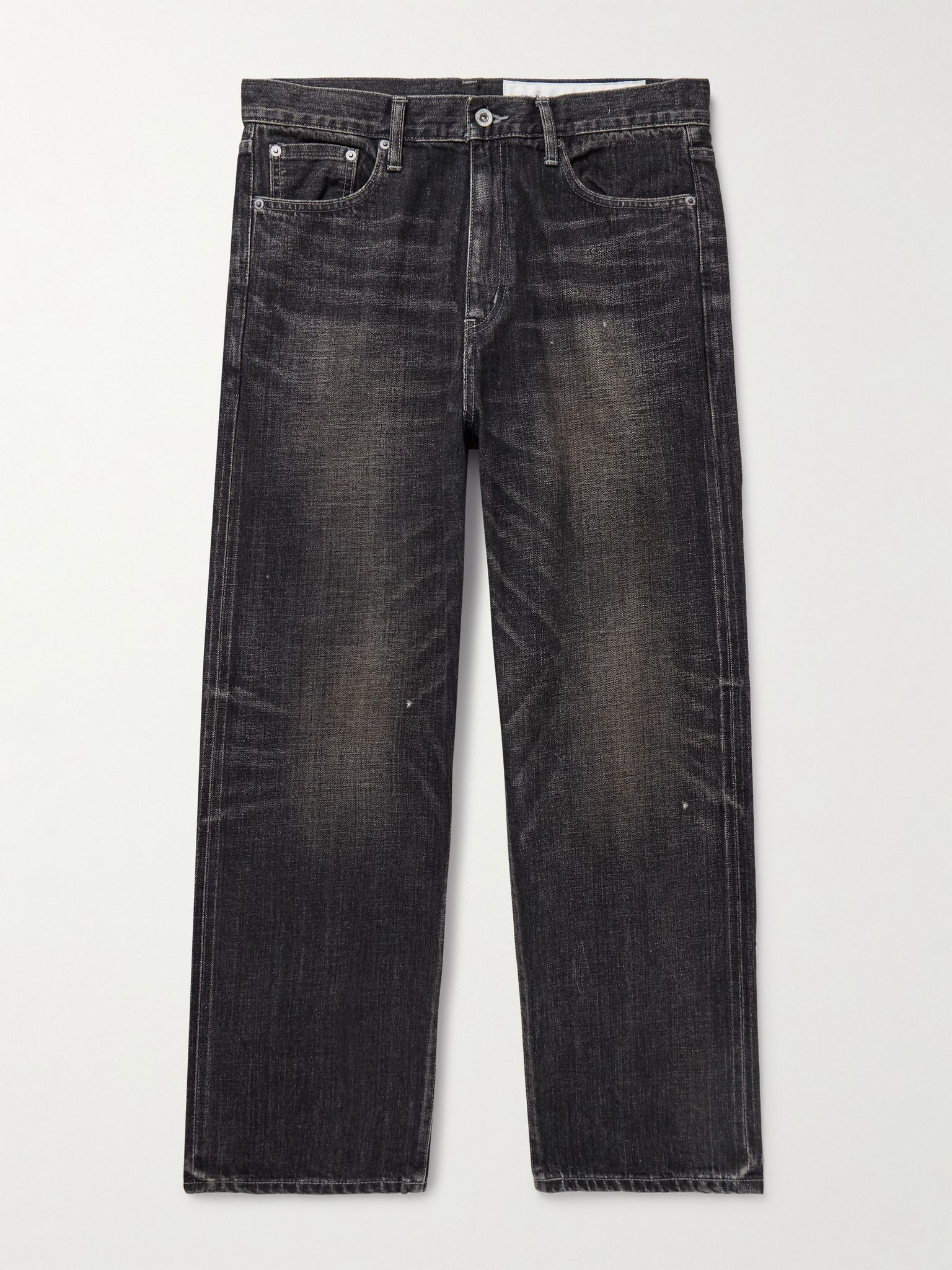 DP Basic Straight-Leg Selvedge Jeans Black - 1