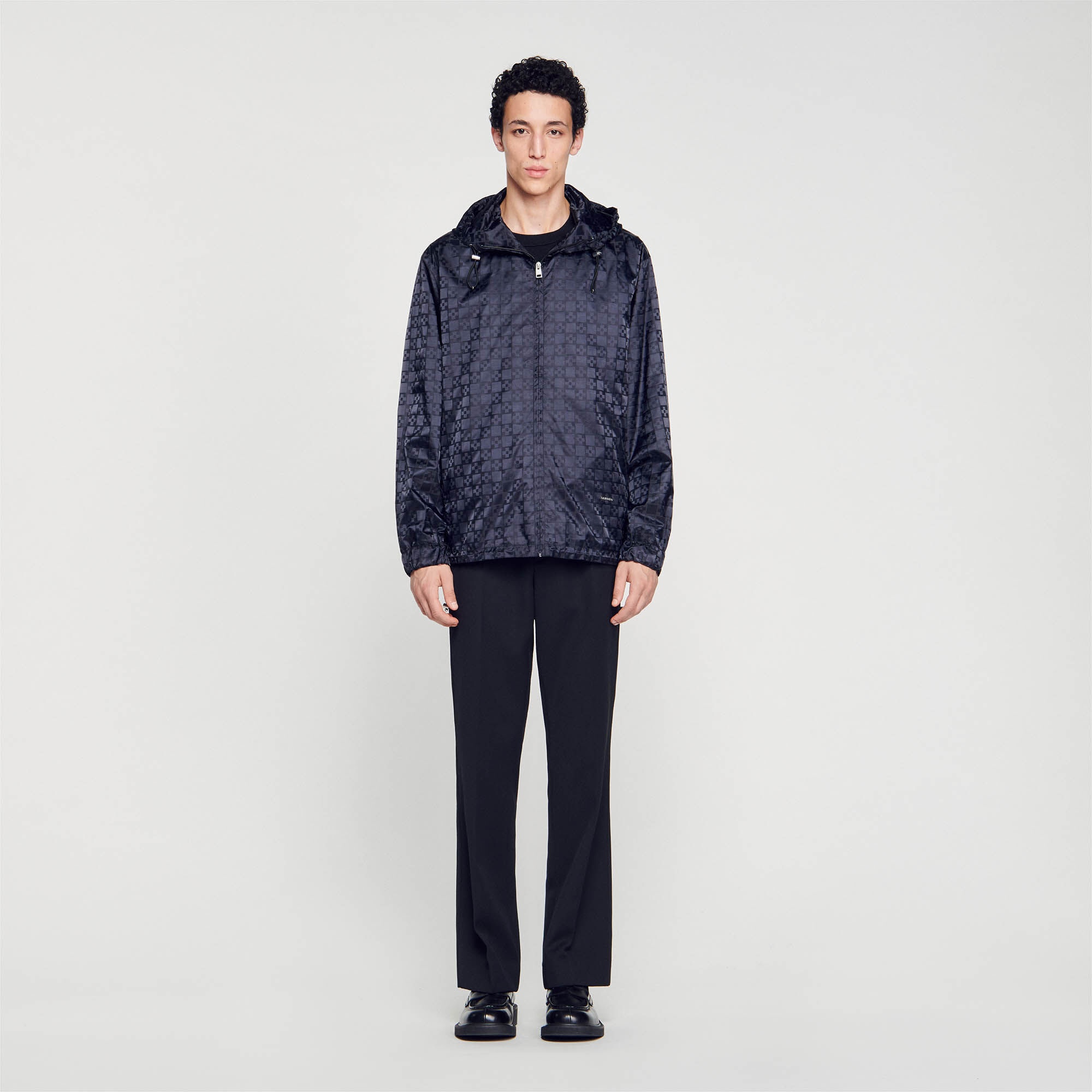 SQUARE CROSS NYLON JACKET - 3