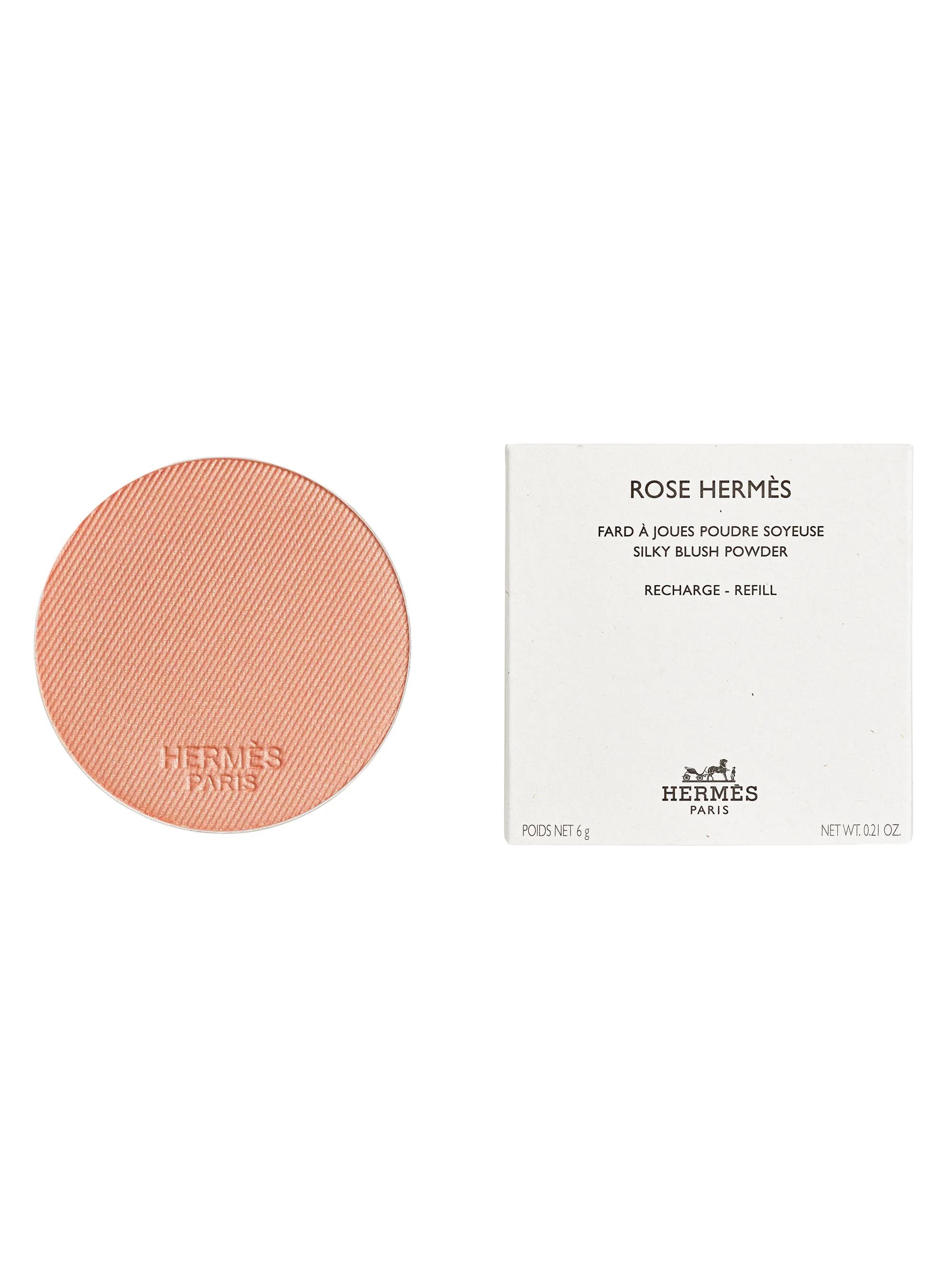 Women's Rose Hermès Silky Blush Powder Refill - 35 Rose Dore - 1