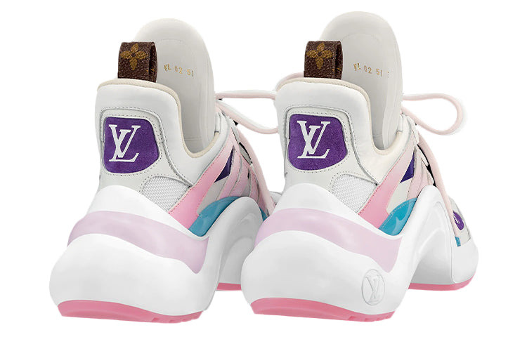 (WMNS) LOUIS VUITTON Archlight 1.0 Sneakers 'White Purple Pink' 1A9S78 - 5