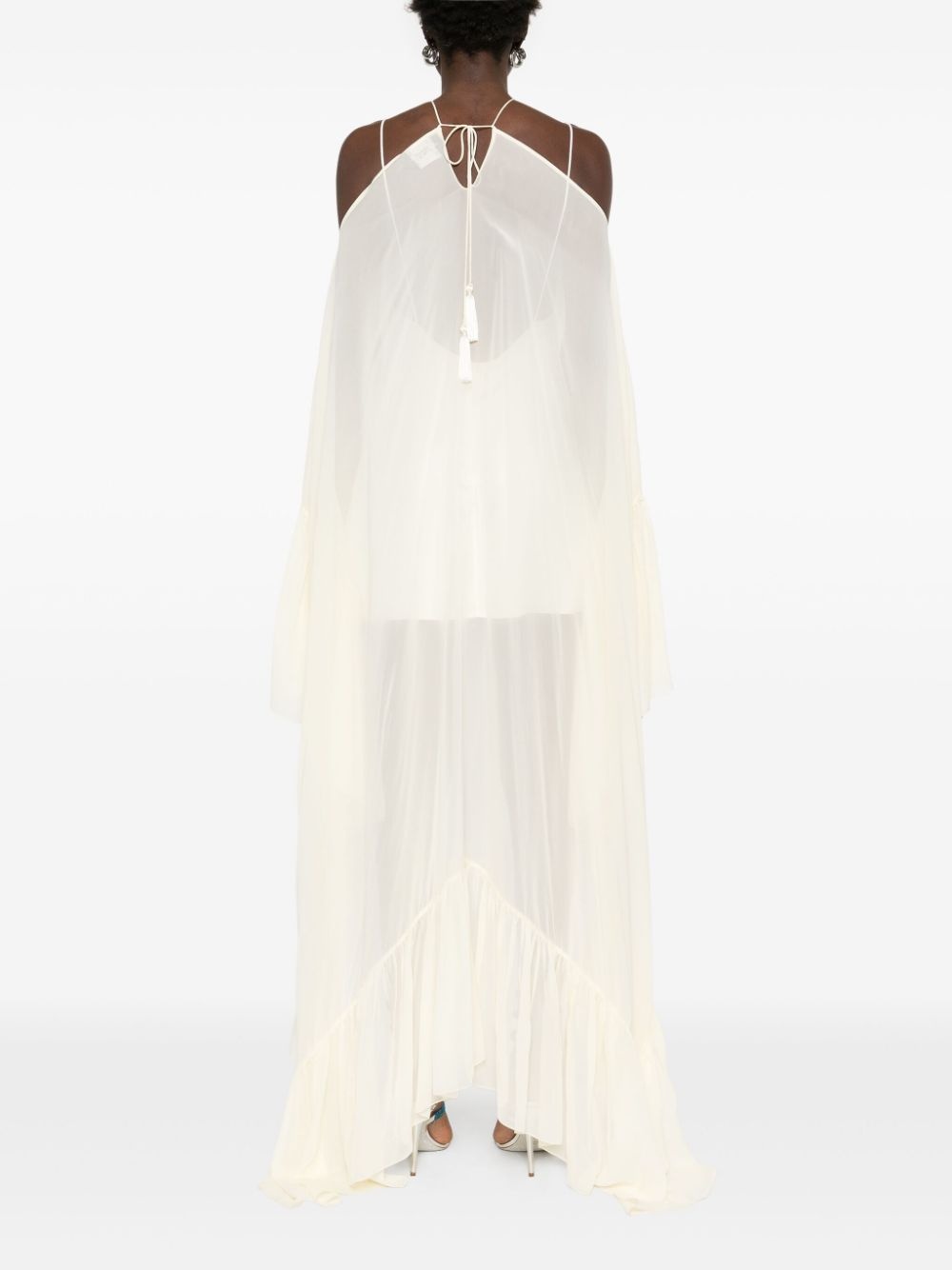 silk mini dress - 4