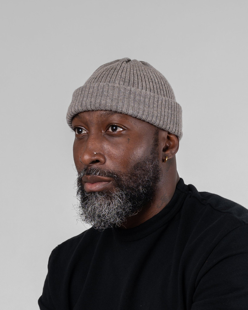 Iron Heart ROT-5078-GRY ROTOTO - Extra Fine Merino Hat - Grey outlook