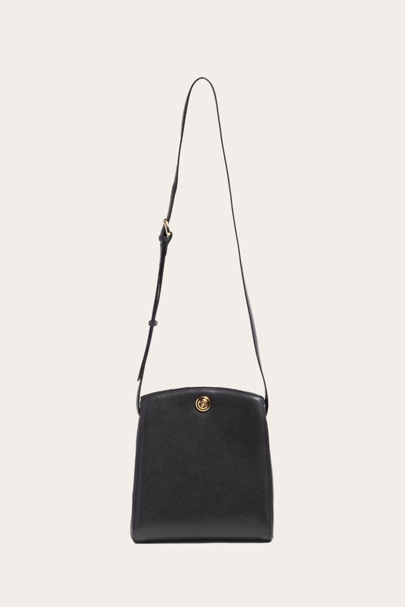 PUSHLOCK CROSSBODY BAG BLACK 1