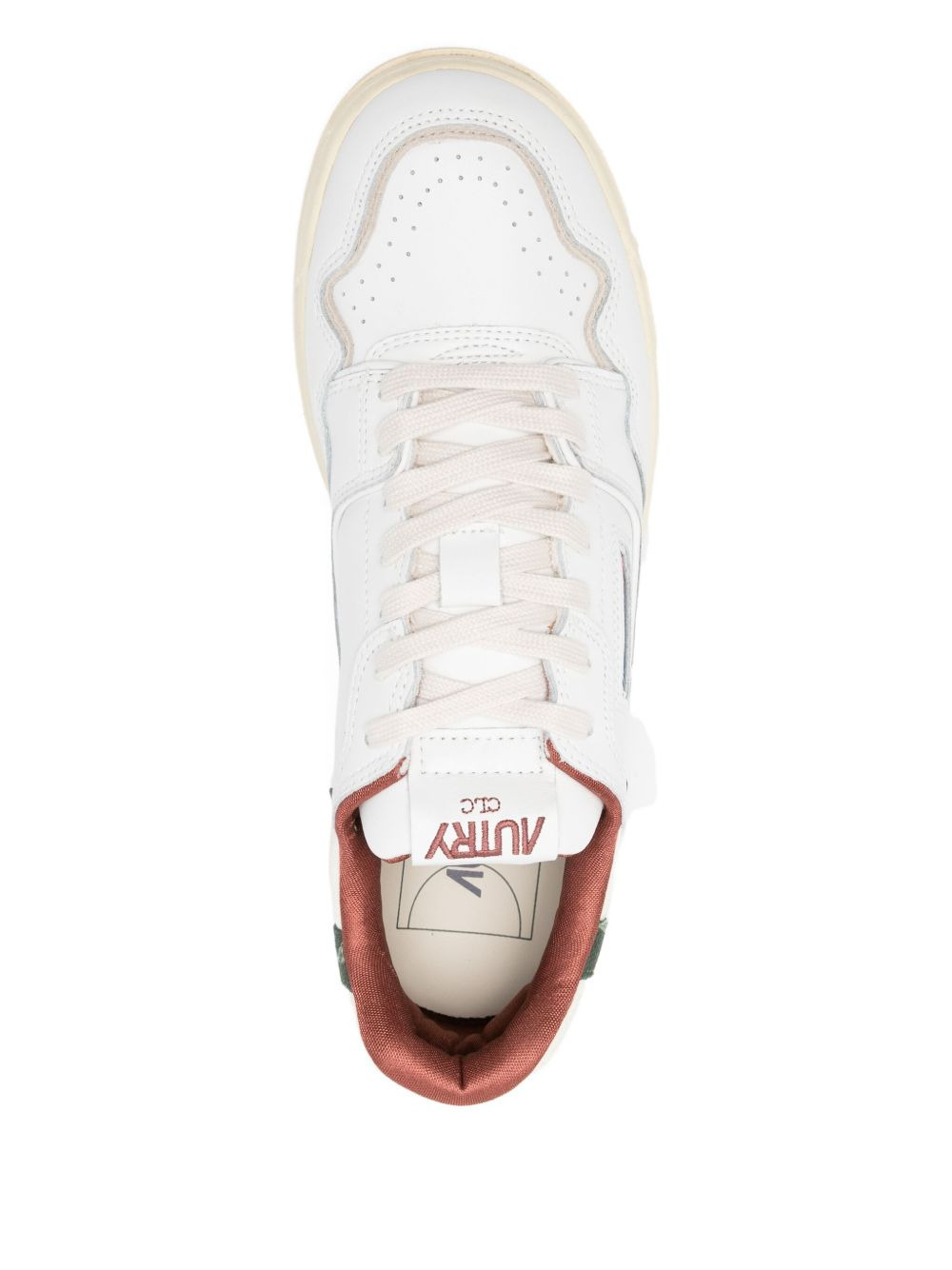 CLC leather panelled sneakers - 4