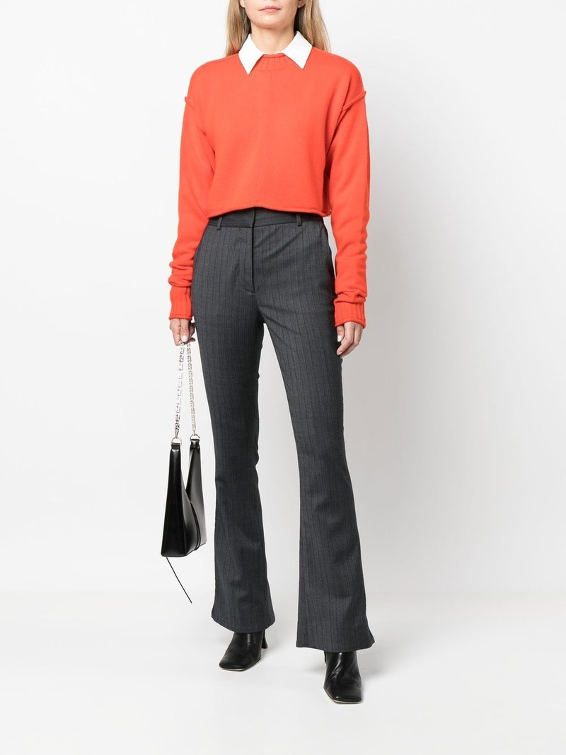Sportmax ribbed-knit cropped jumper outlook
