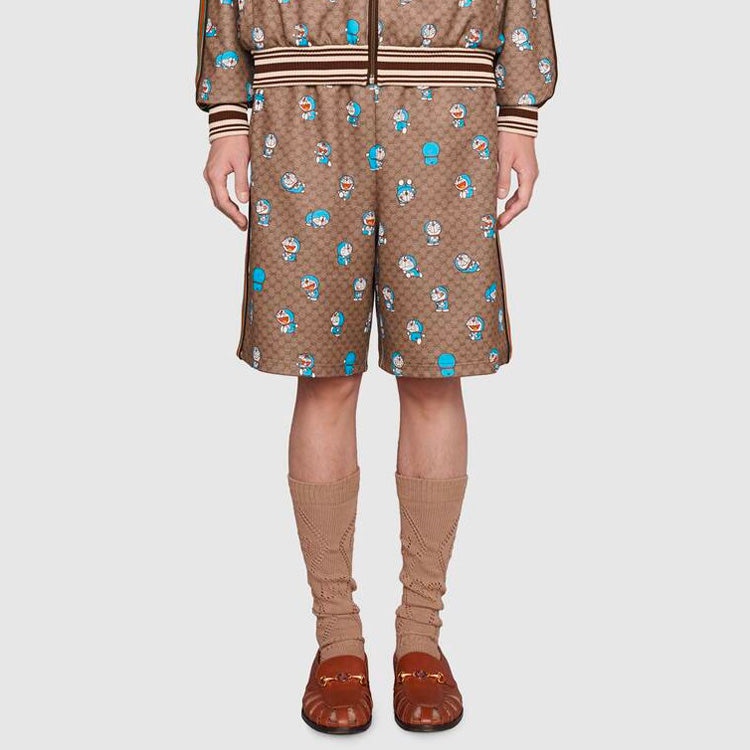 Gucci x Doraemon GG Shorts 'Beige' 654940-XJDEX-2138 - 2