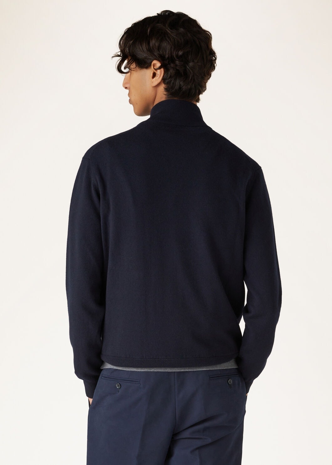 Classic Zip-Up Bomber Jacket - 5