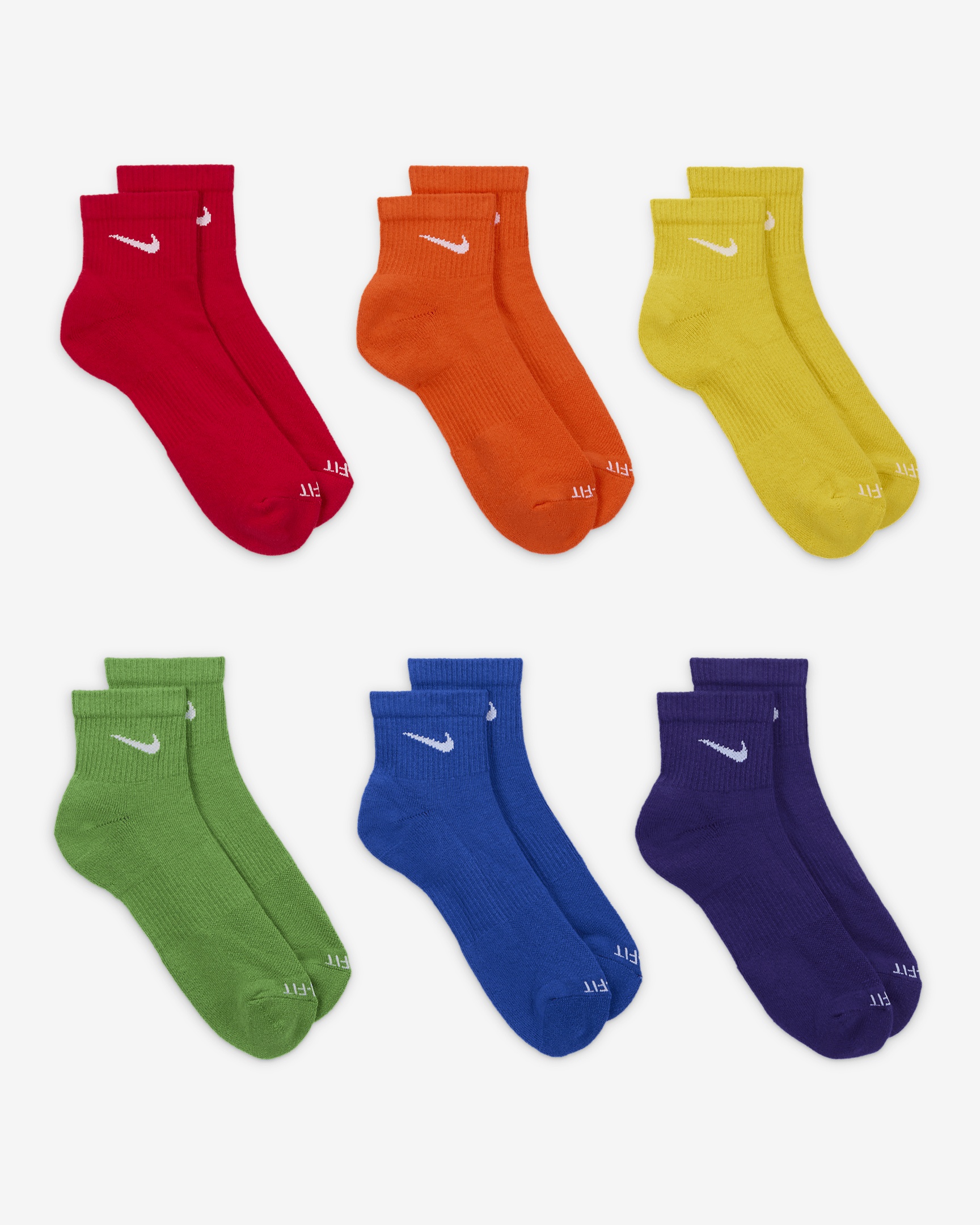 Nike Everyday Plus Cushioned Training Ankle Socks (6 Pairs) - 3