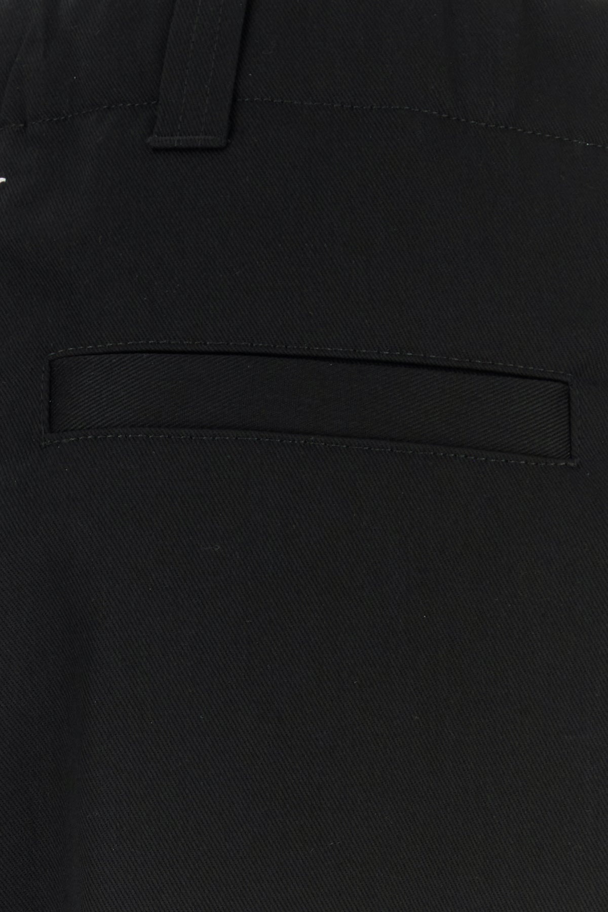 Black polyester blend pant - 3