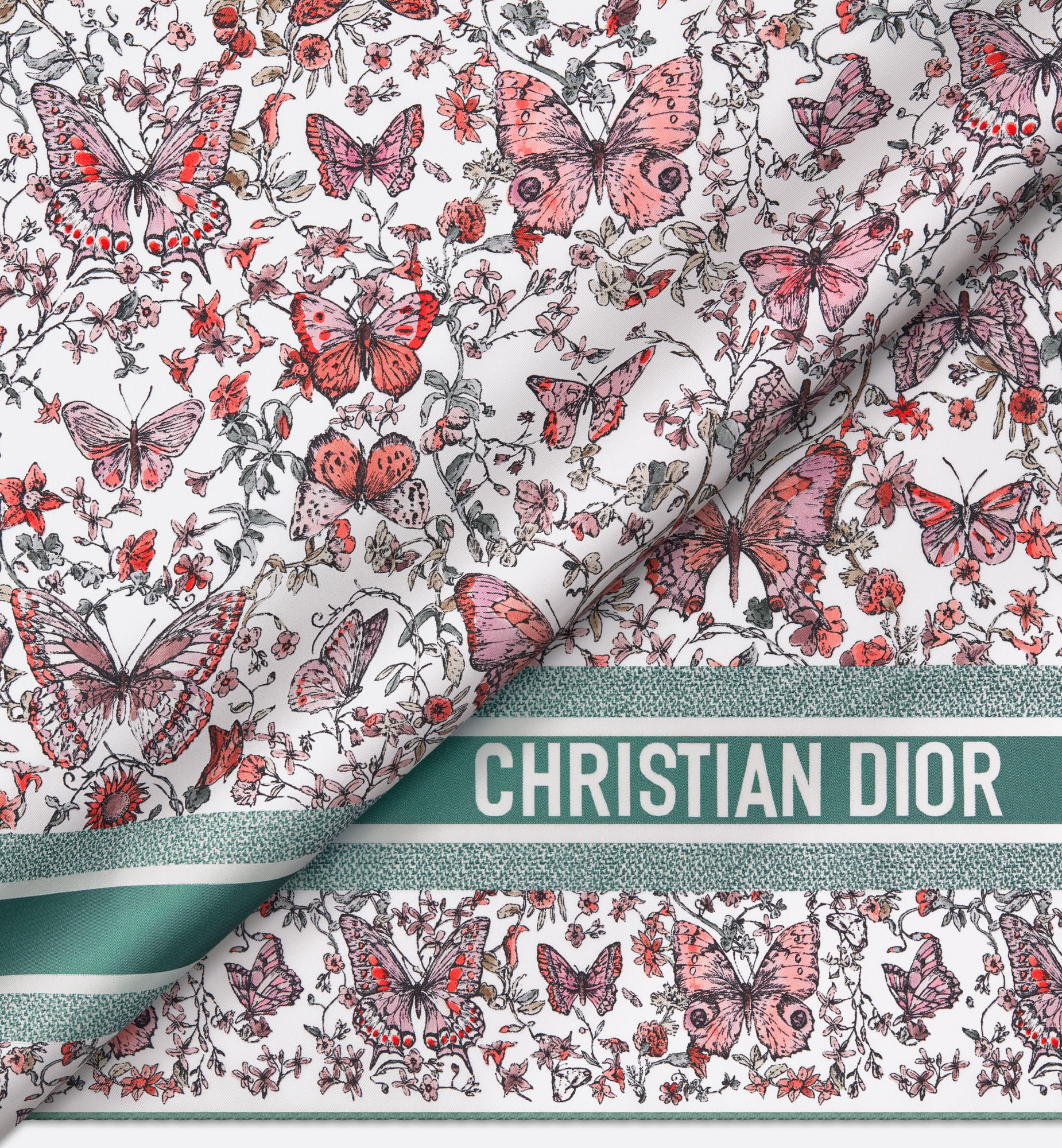 Toile de Jouy Papillon 90 Square Scarf - 2