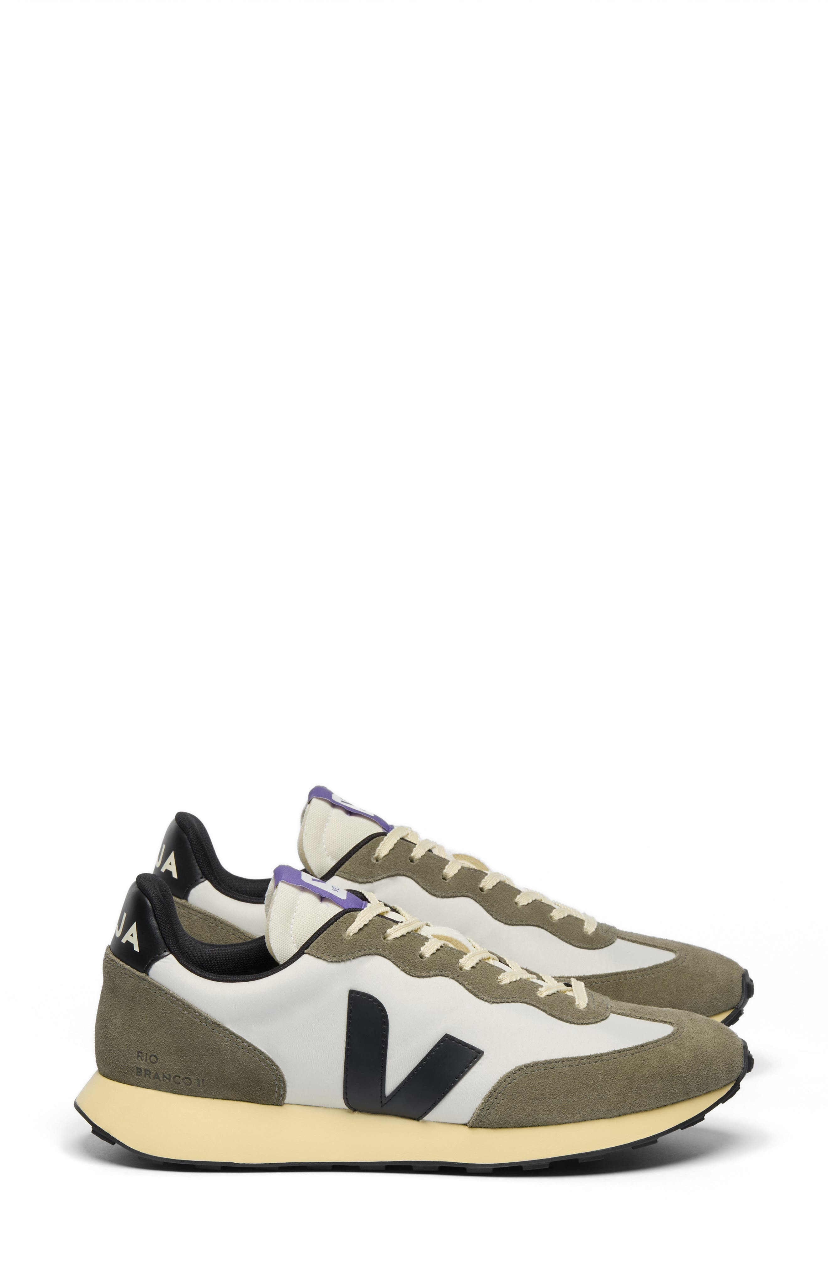 Veja Rio Branco II Alveomesh Sneaker in Natural Black Khaki at Nordstrom - 3