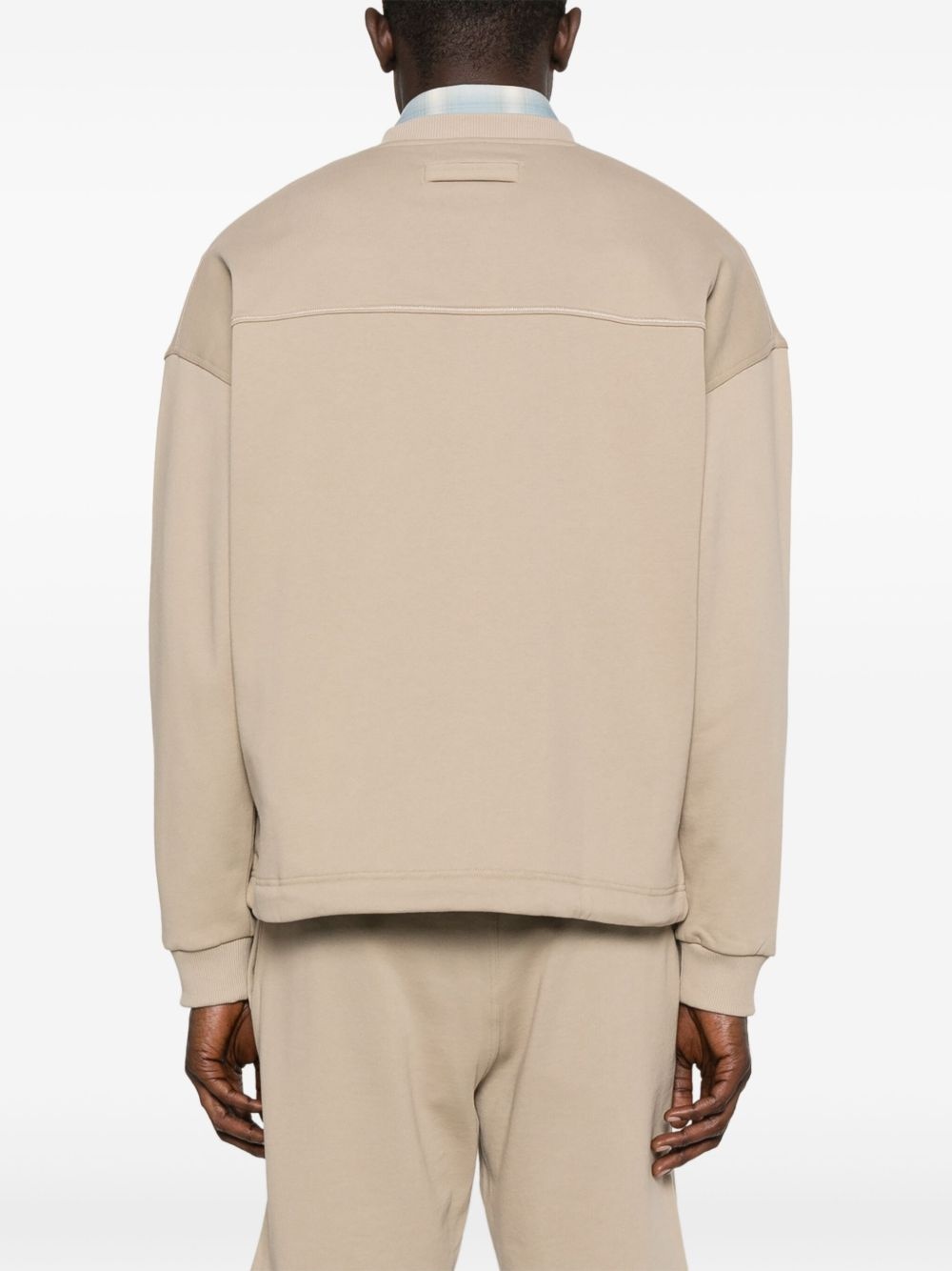 logo-embroidered sweatshirt - 4