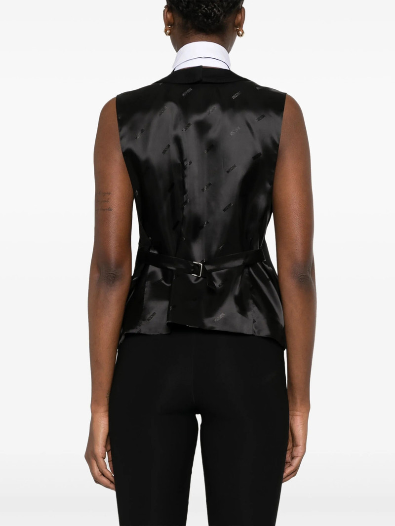 Moschino Scoop-neck Waistcoat outlook