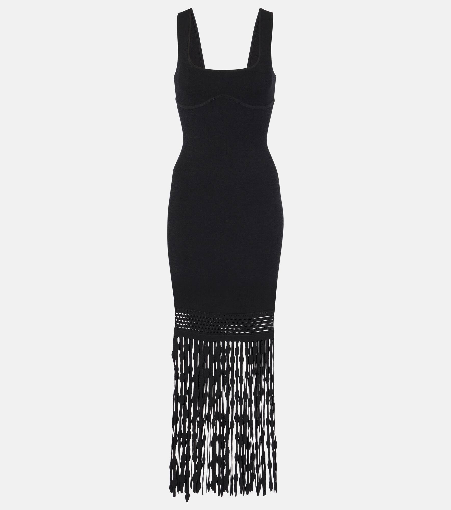 Signa fringed midi dress - 1