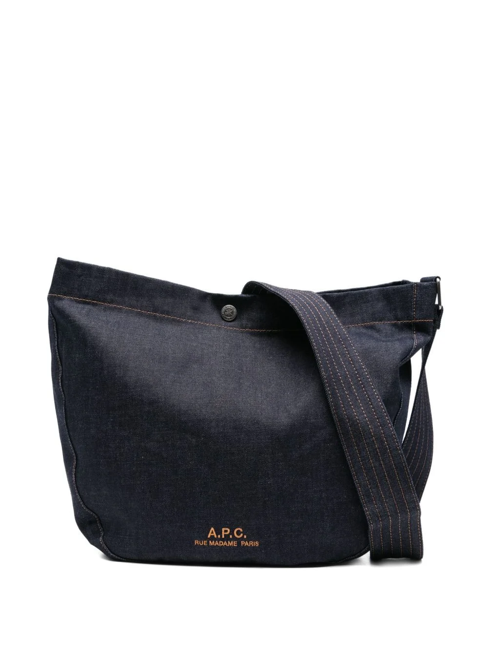 medium denim crossbody bag - 1