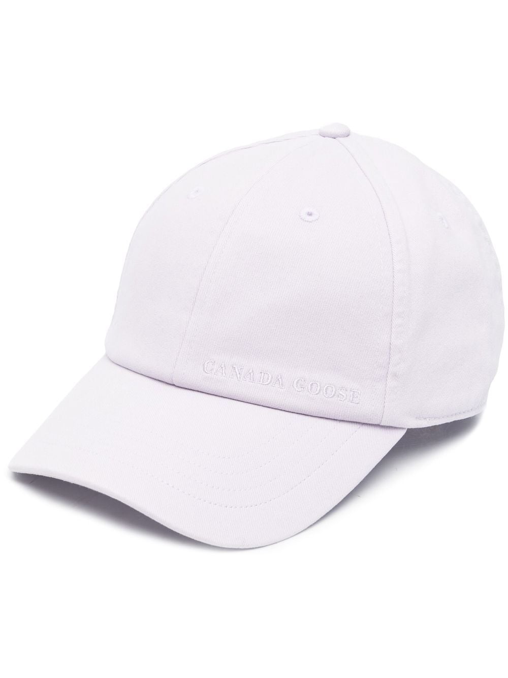 logo-embroidered cotton cap - 1