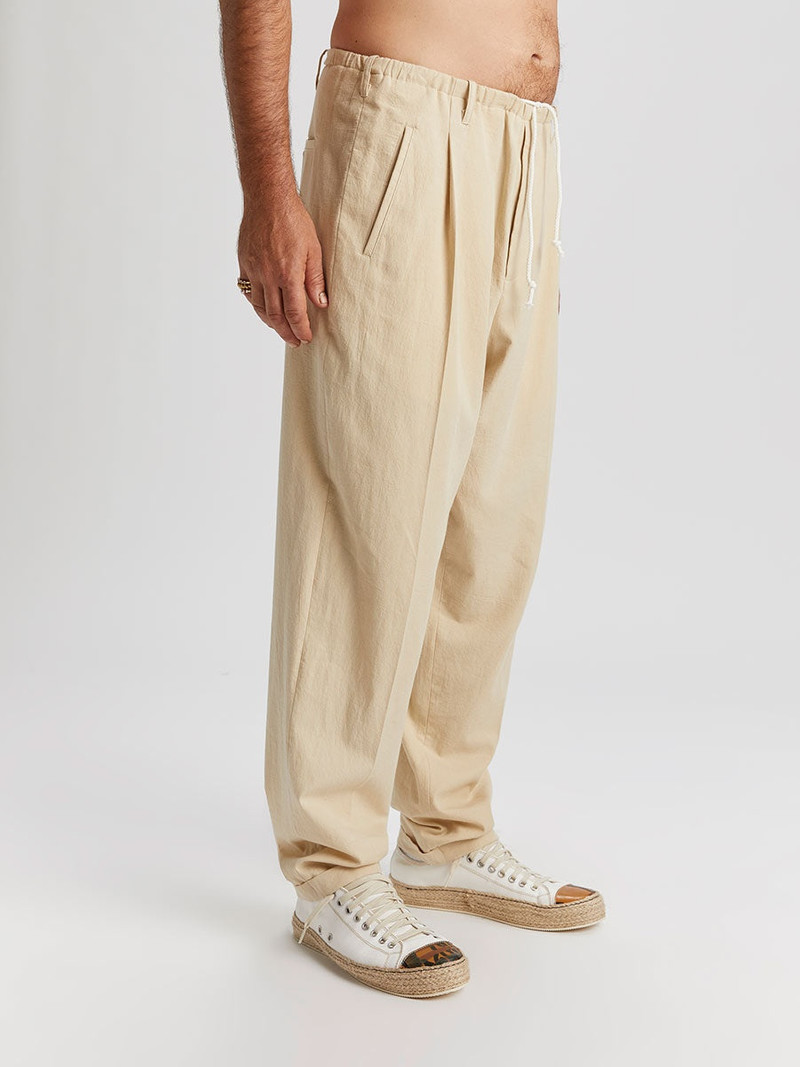 New People's Pijama Pants Dirty White 4