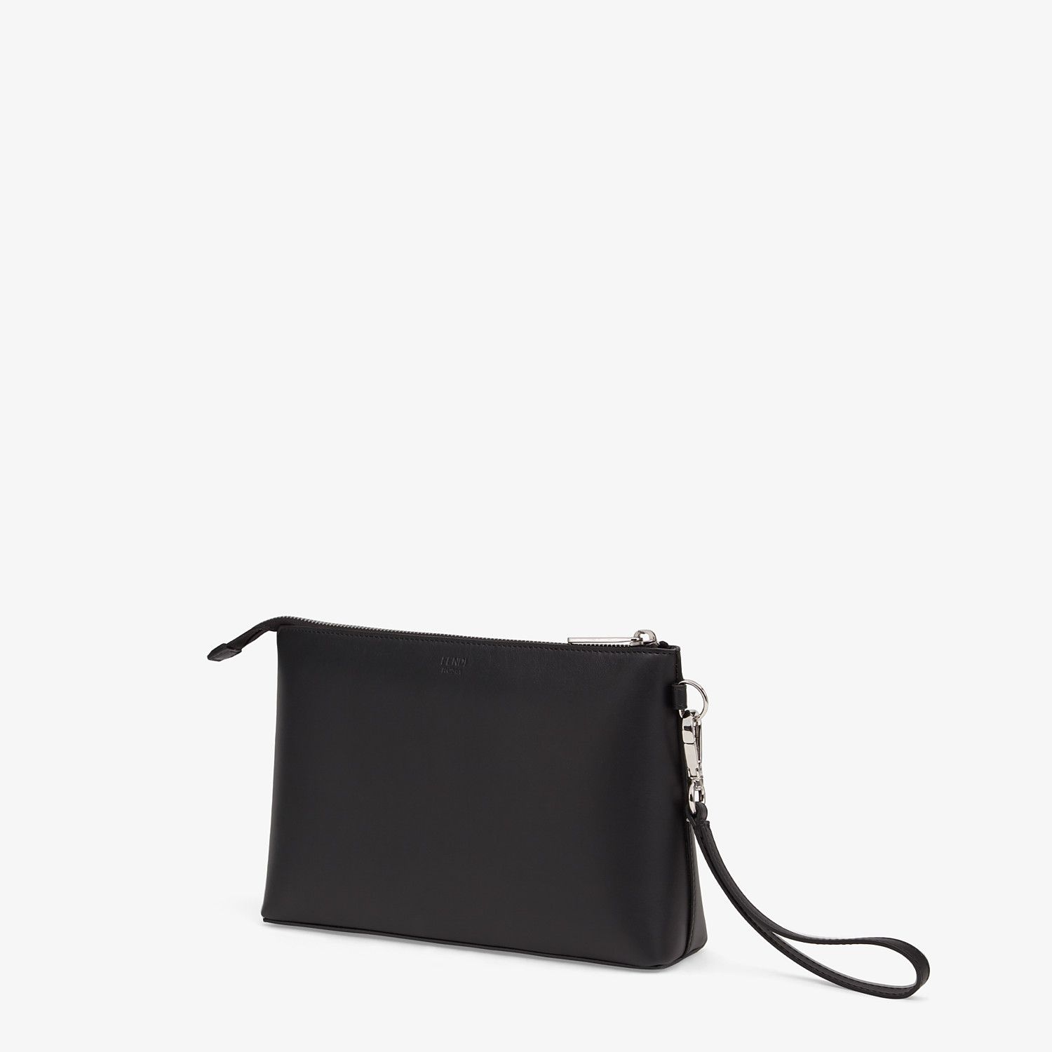 Black leather pochette - 2