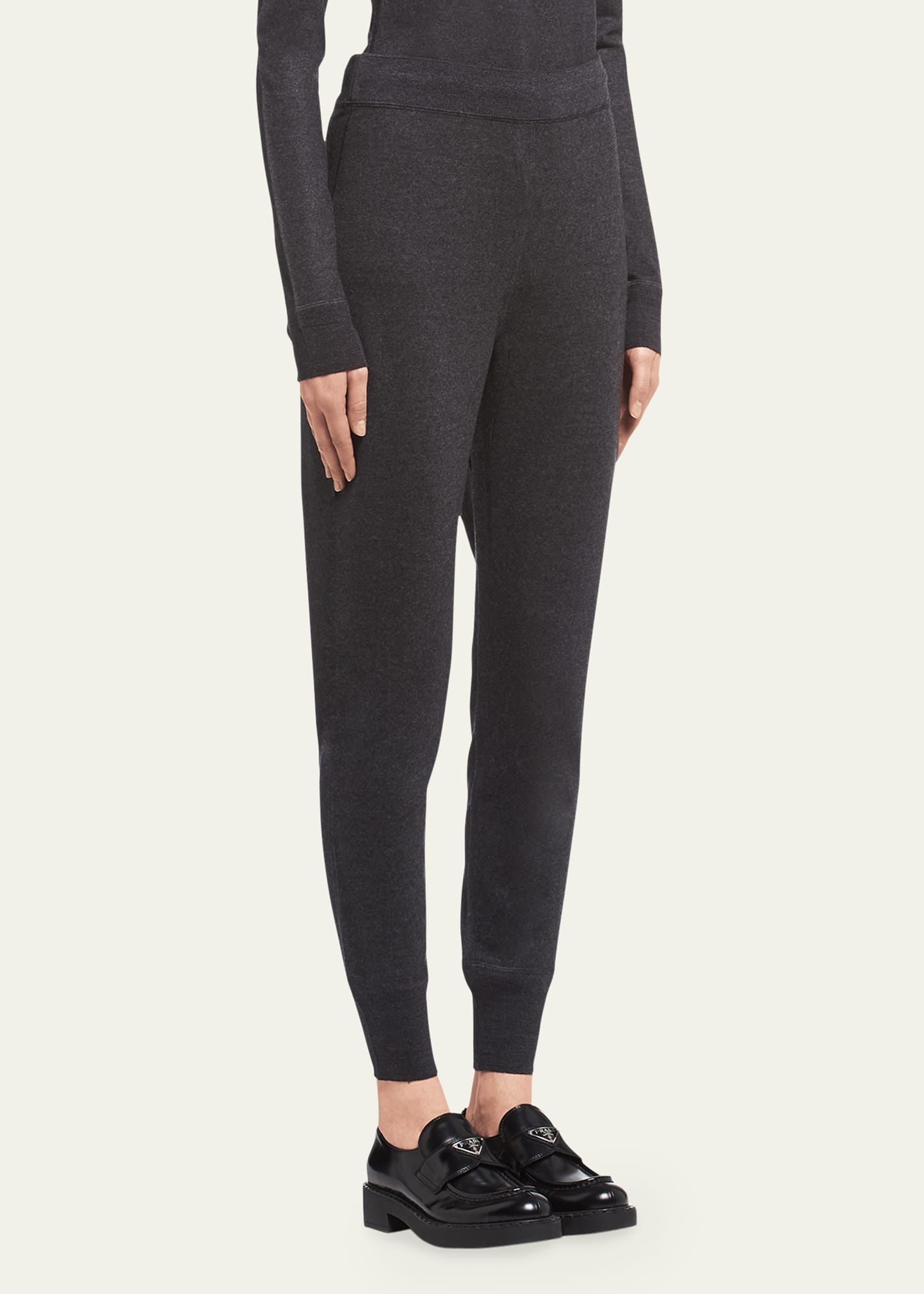 Cashmere-Wool Joggers - 4