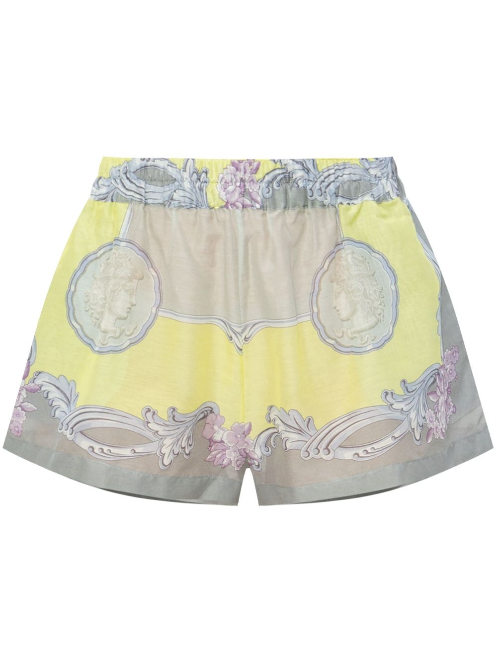 cotton-silk shorts - 1