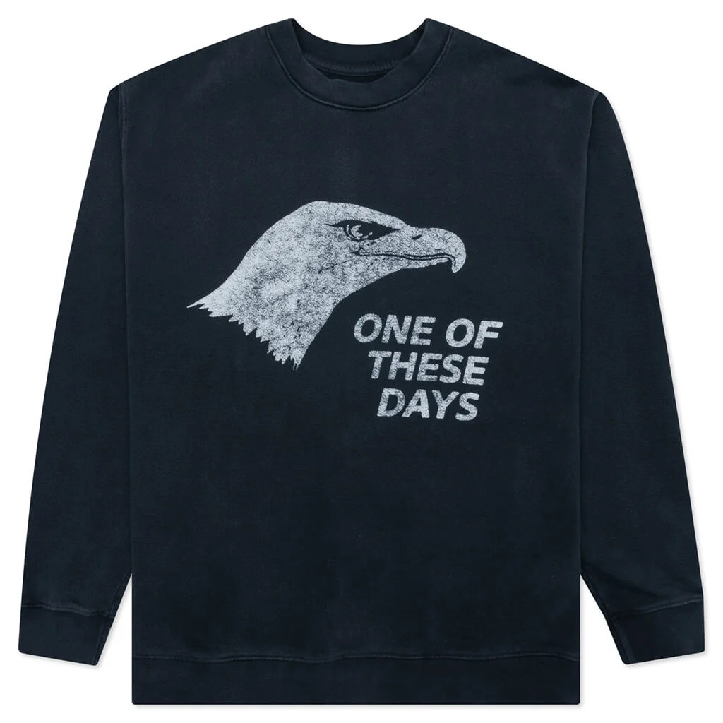 ONE OF THESE DAYS POSTAL CREWNECK - NAVY - 1