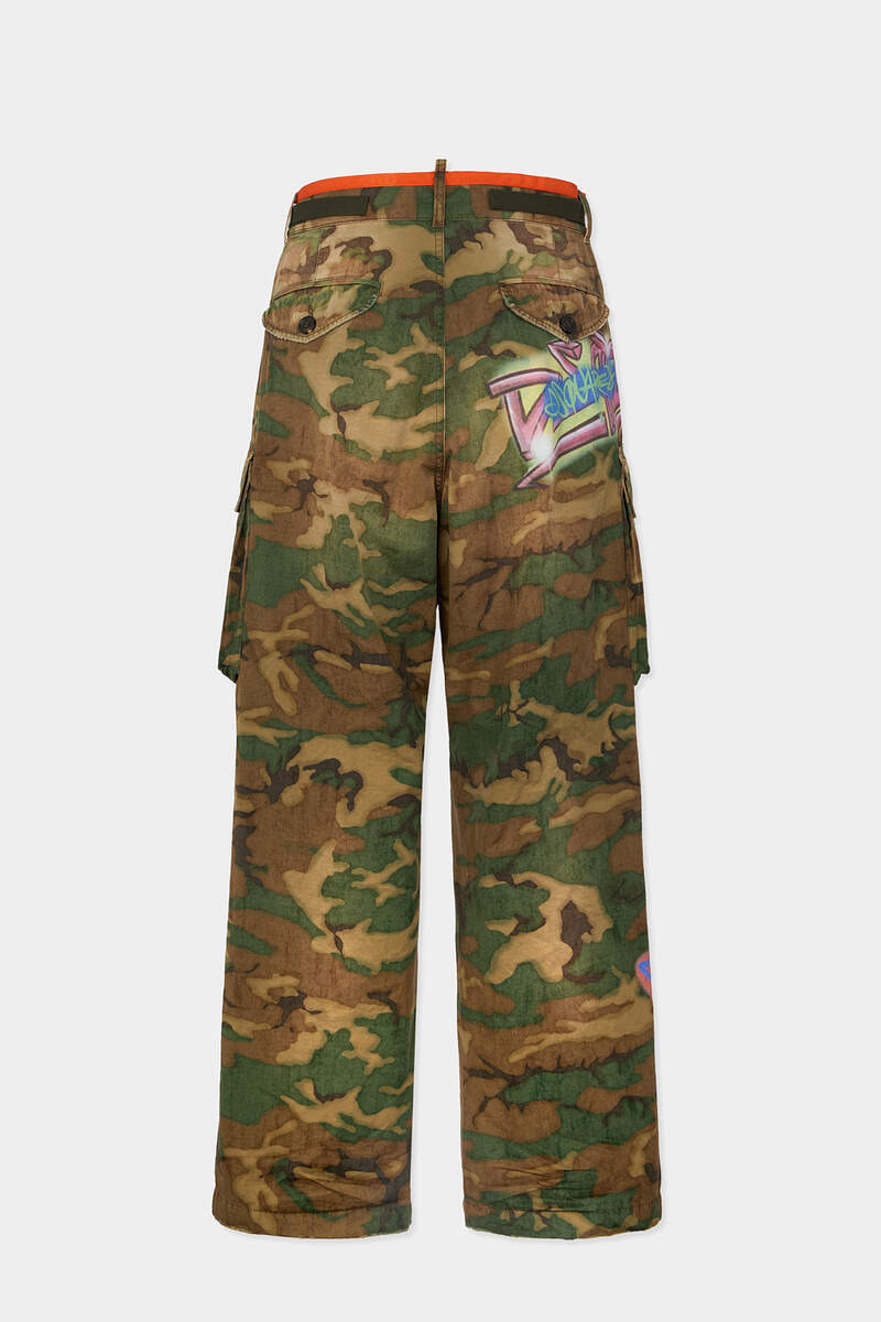 DSQUARED2 REBEL TAG WIDE CARGO PANT outlook