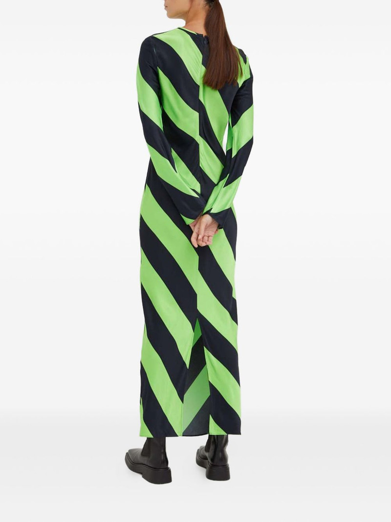 SAMSØE SAMSØE striped long-sleeves maxi dress outlook
