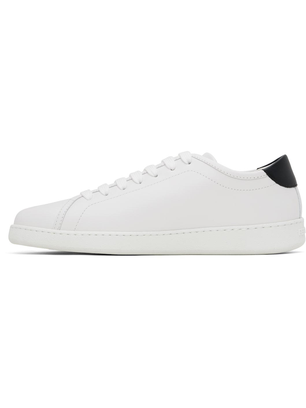 White Double Gancini Sneakers - 3