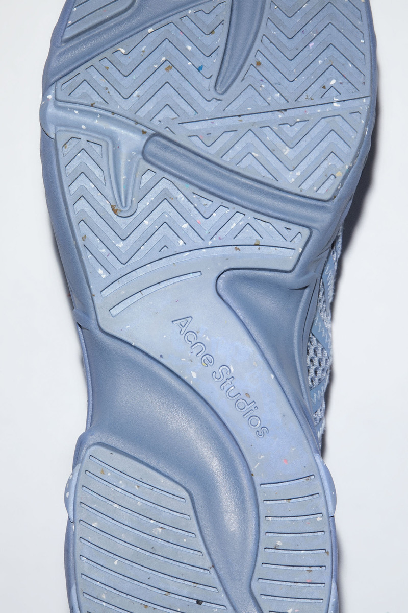 Lace-up sneakers - Dusty blue 6