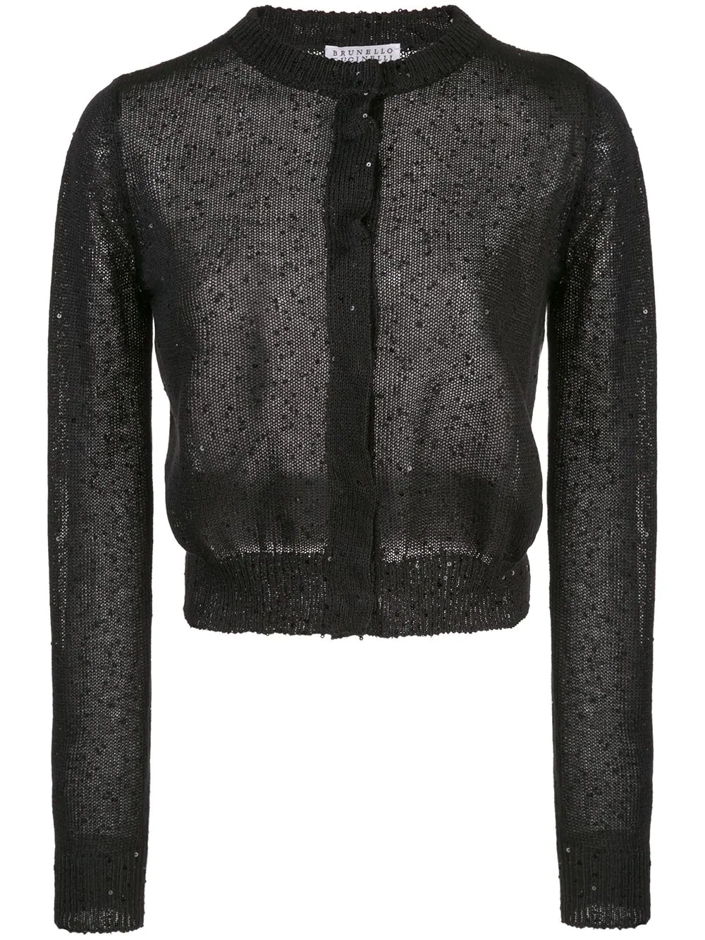 sequin embellished cardigan - 1