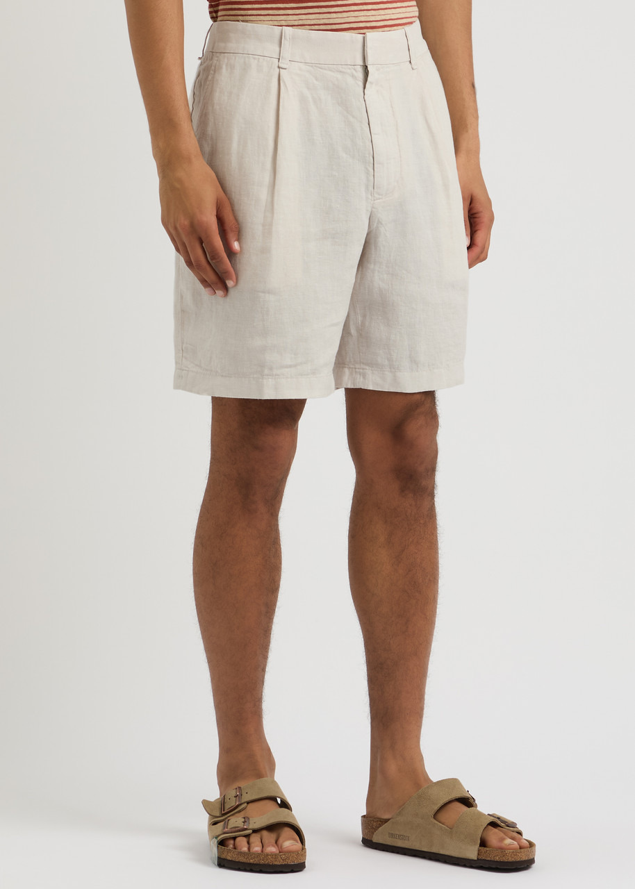 Elliot linen shorts - 2