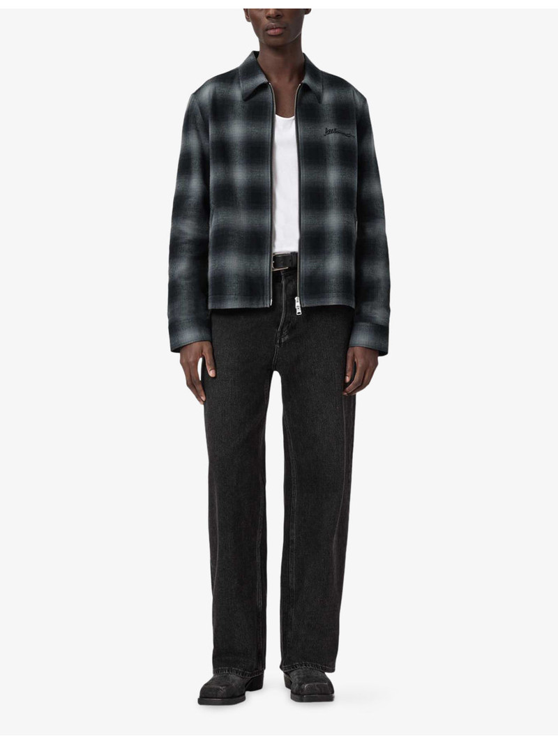 ALLSAINTS Kapi Logo-Embroidered Cotton Shirt outlook