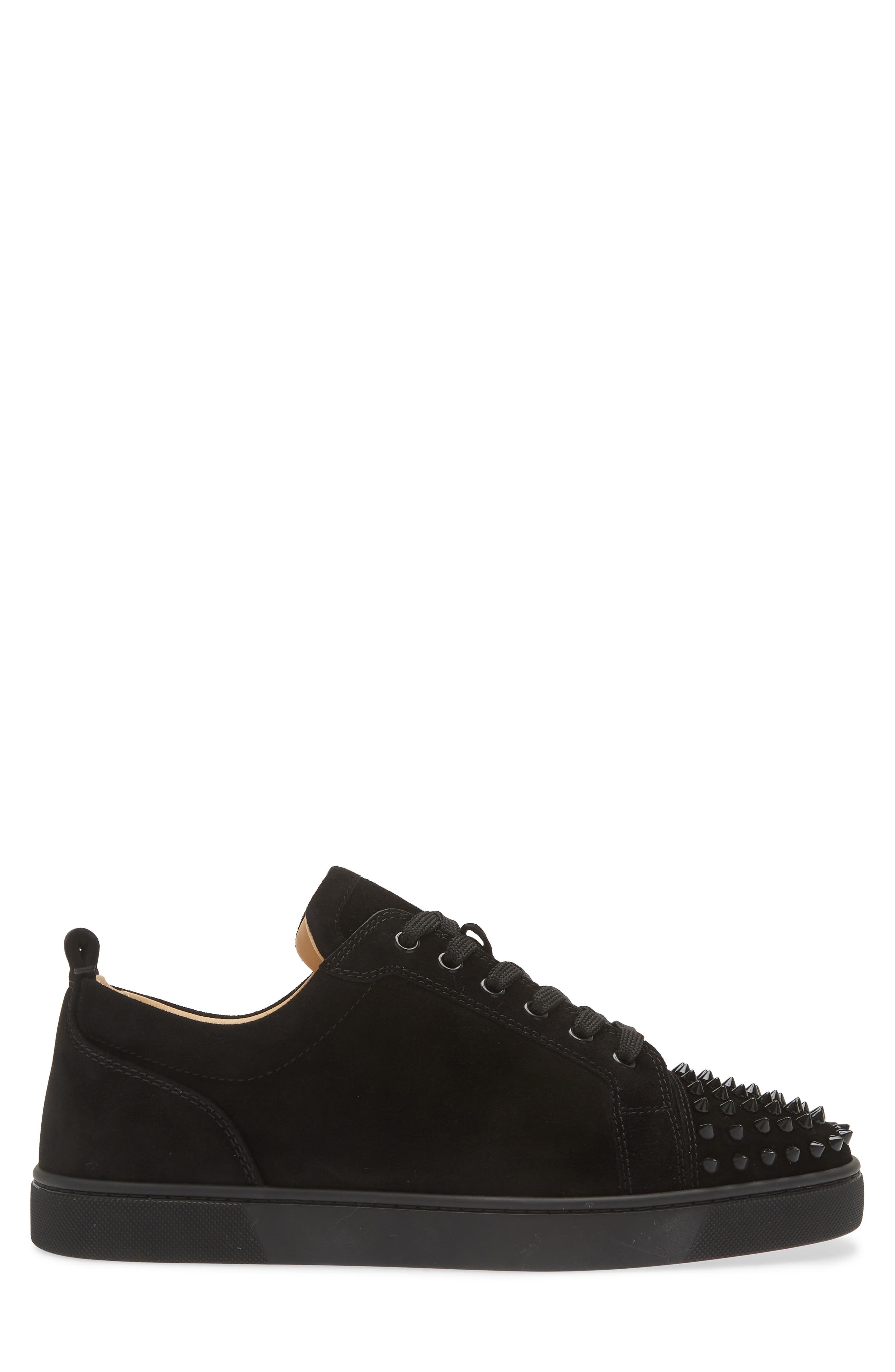 Christian Louboutin Louis Junior Spikes Sneaker in Cm53 Black/black at Nordstrom - 3
