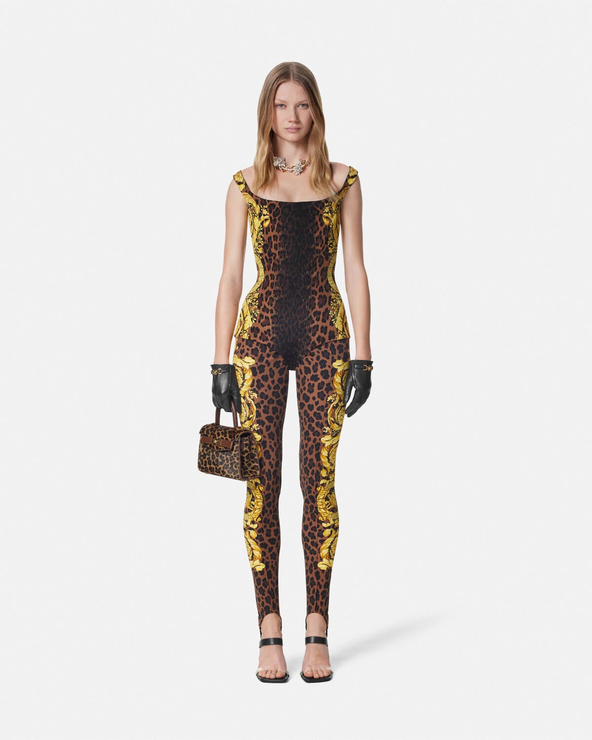 Wild Barocco Stirrup Leggings - 2
