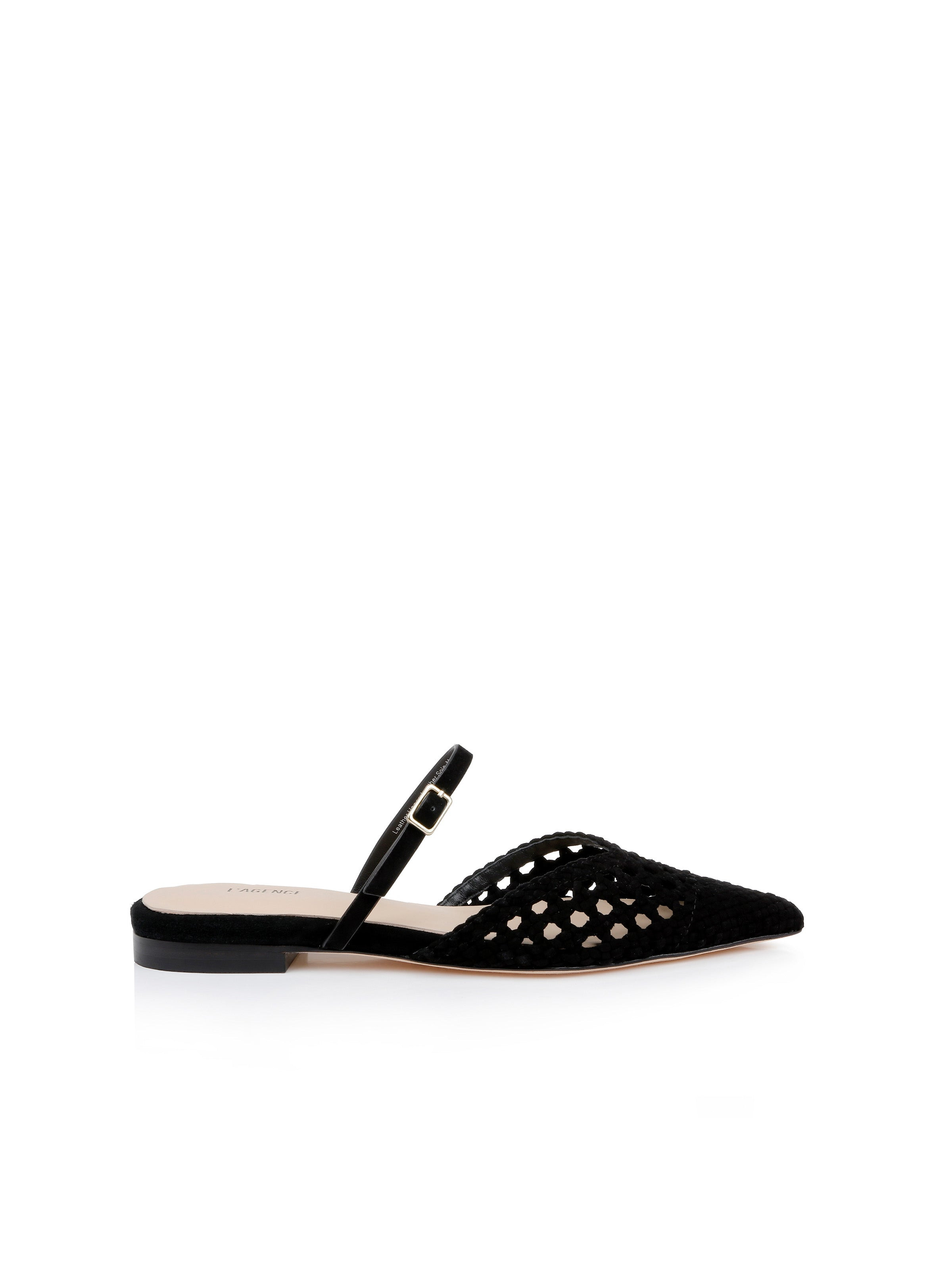 Jacklyn Suede Flat Mule - 4