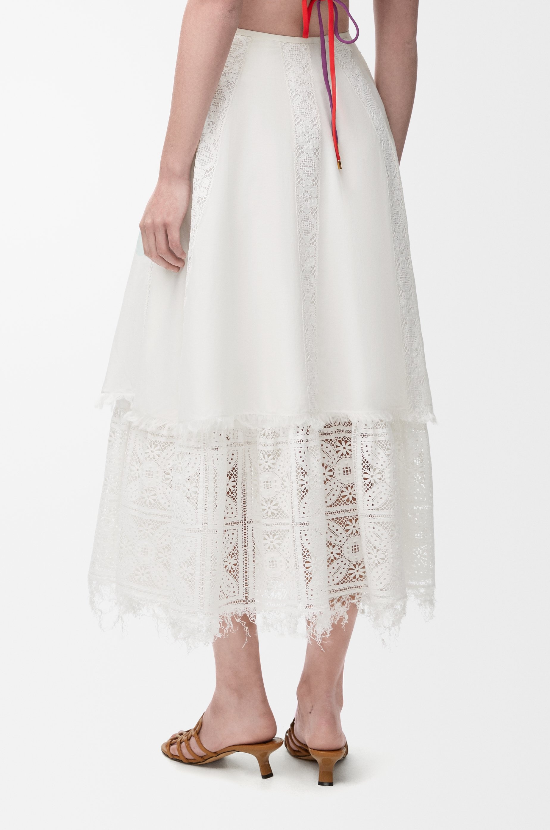 Skirt in cotton and silk - 4
