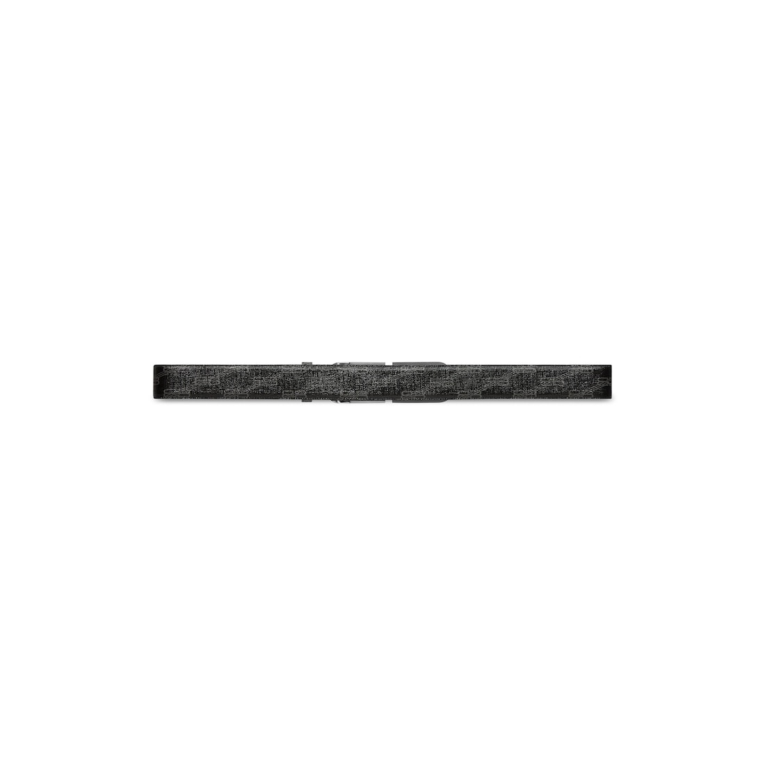 Men's Bb Signature Belt 40mm Bb Monogram Coated Canvas in Black - 2