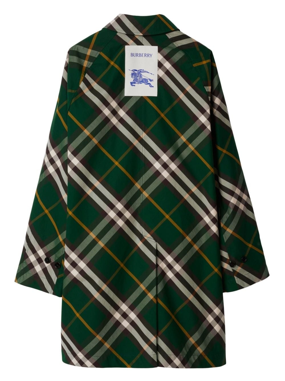 reversible check car coat - 6