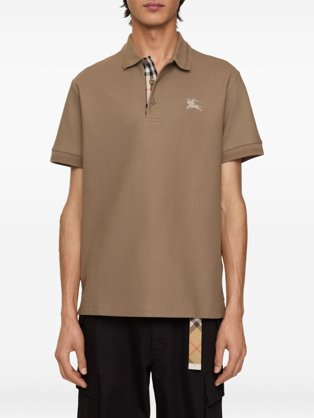 embroidered short-sleeve polo shirt - 2