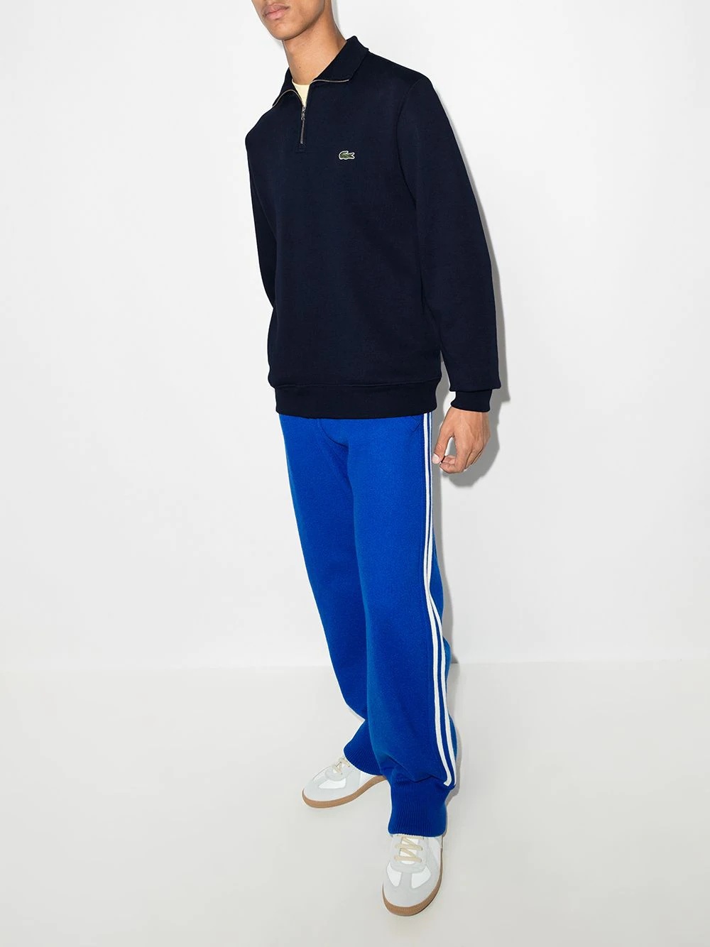logo-embroidered high-neck sweatshirt - 5