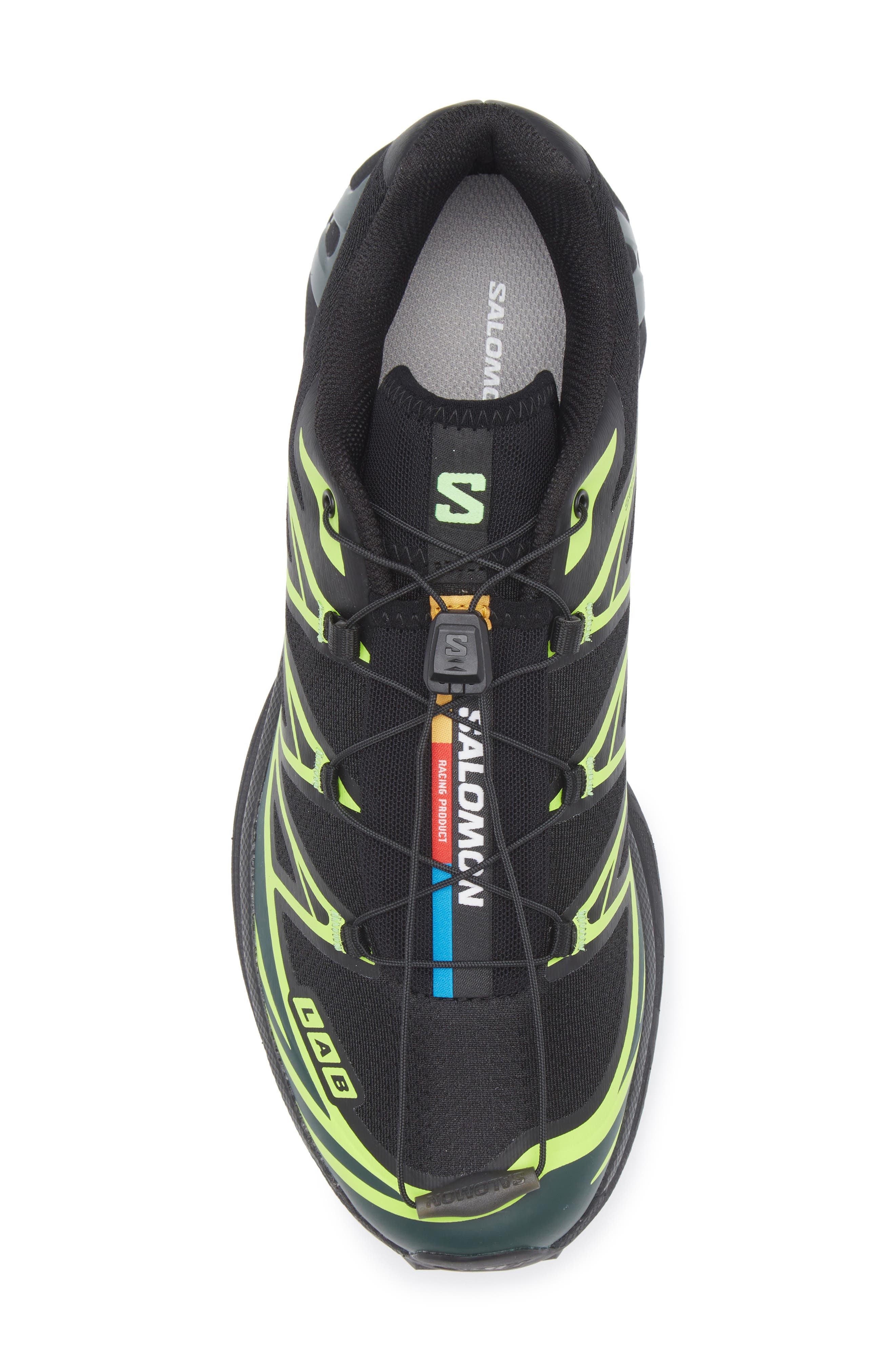 Salomon Gender Inclusive XT-6 Sneaker in Black/Green at Nordstrom - 5