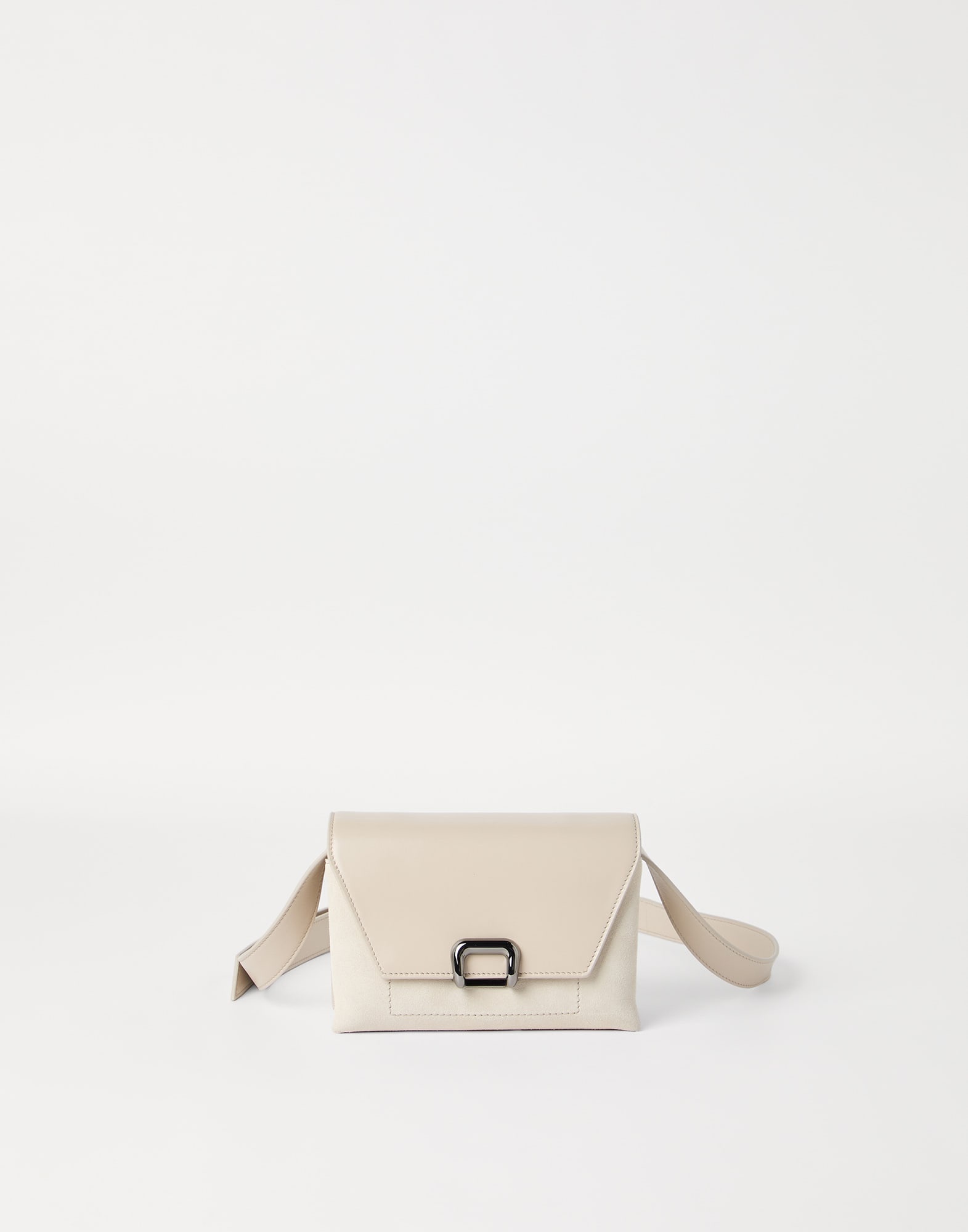Sartorial small bag in suede and calfskin - 1
