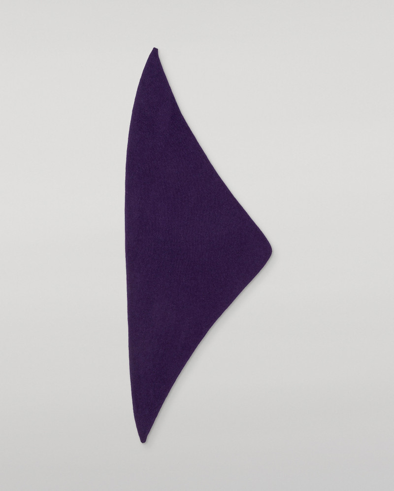 Reel Dark Purple Cashmere Bandana 3