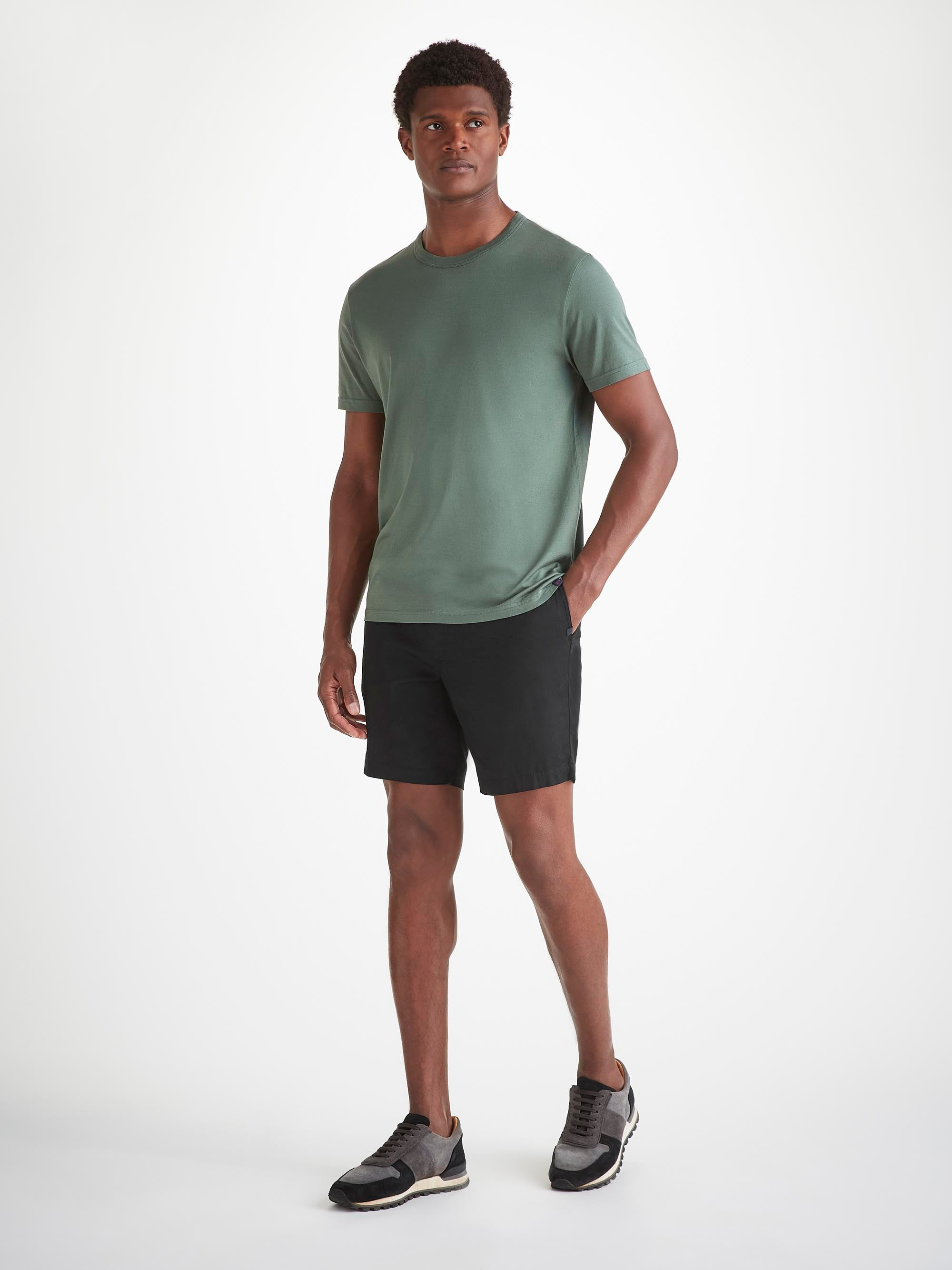 Men's Shorts Harris Lyocell Cotton Black - 3