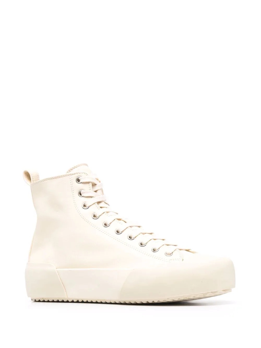 semi-lined high-top sneakers - 2