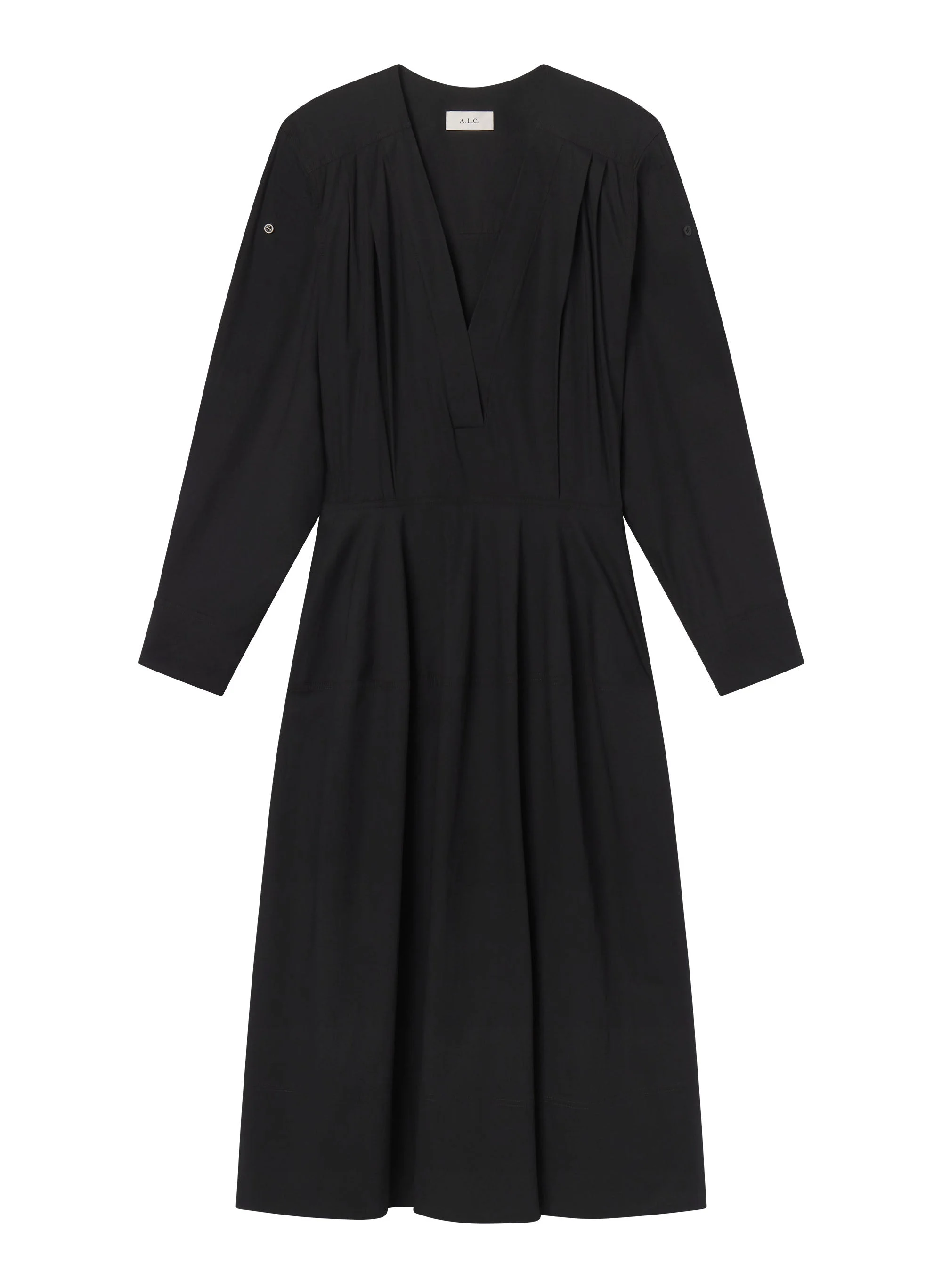 Jordan Stretch Cotton Midi Dress - 1